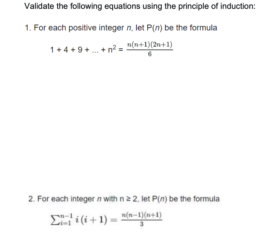 solved-validate-the-following-equations-using-the-principle-chegg