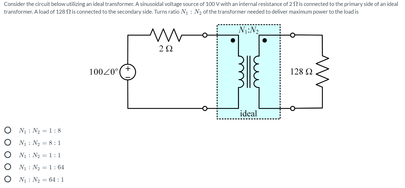 Solved Consider The Circuit Below Utilizing An Ideal Tran Chegg Com