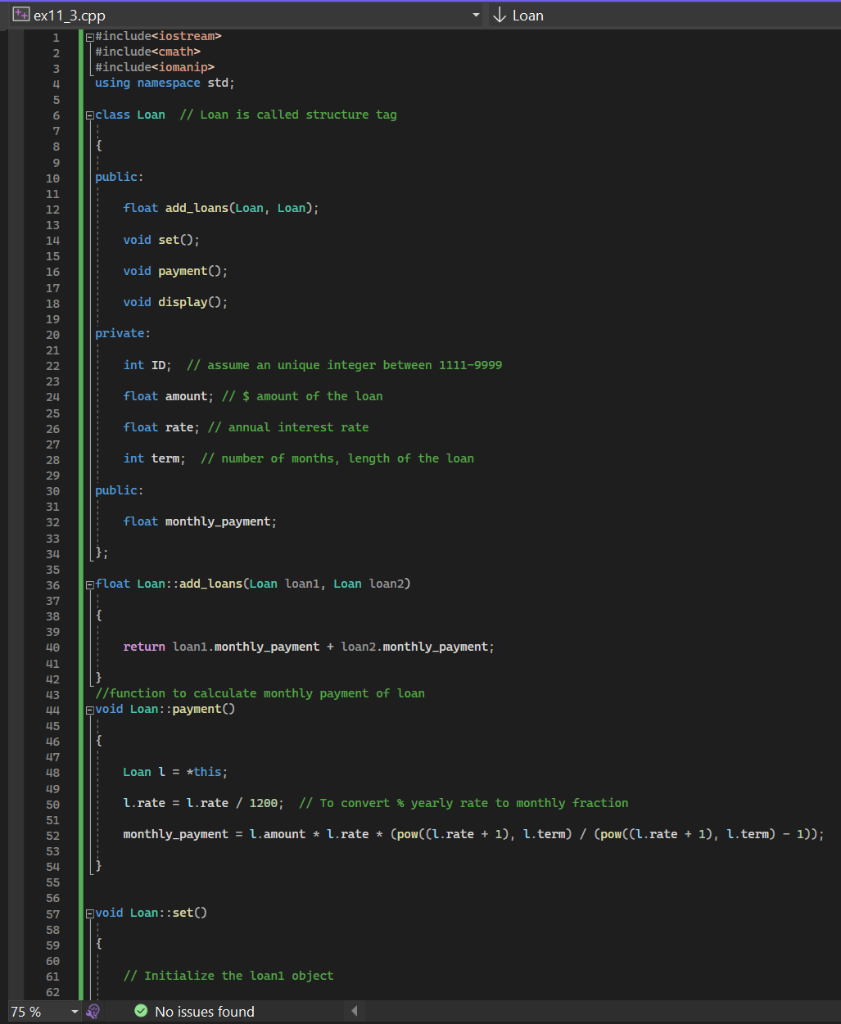 Solved modify the C++ code below according to the | Chegg.com