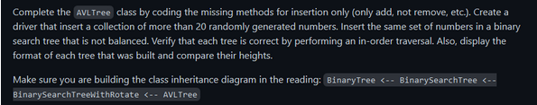 Solved Complete the All Tree class by coding the missing | Chegg.com