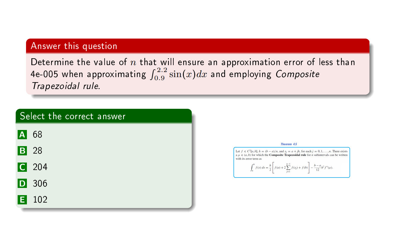 Solved Answer this question Determine the value of n that Chegg com