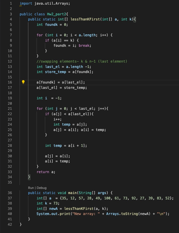 Public static int array