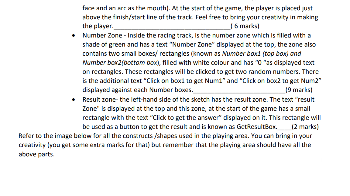 Solved The assignment aims to create a 2D game using | Chegg.com