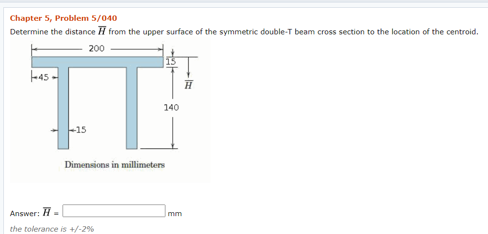 Solved Chapter 5 Problem 5 040 Determine The Distance A Chegg Com