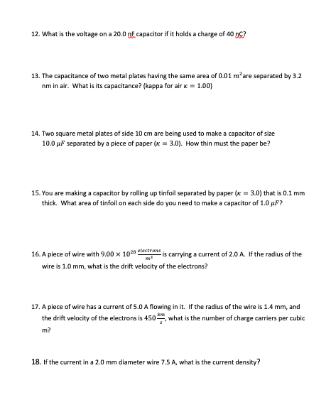 Solved I need help with questions 12-18 if you can. Ignore | Chegg.com
