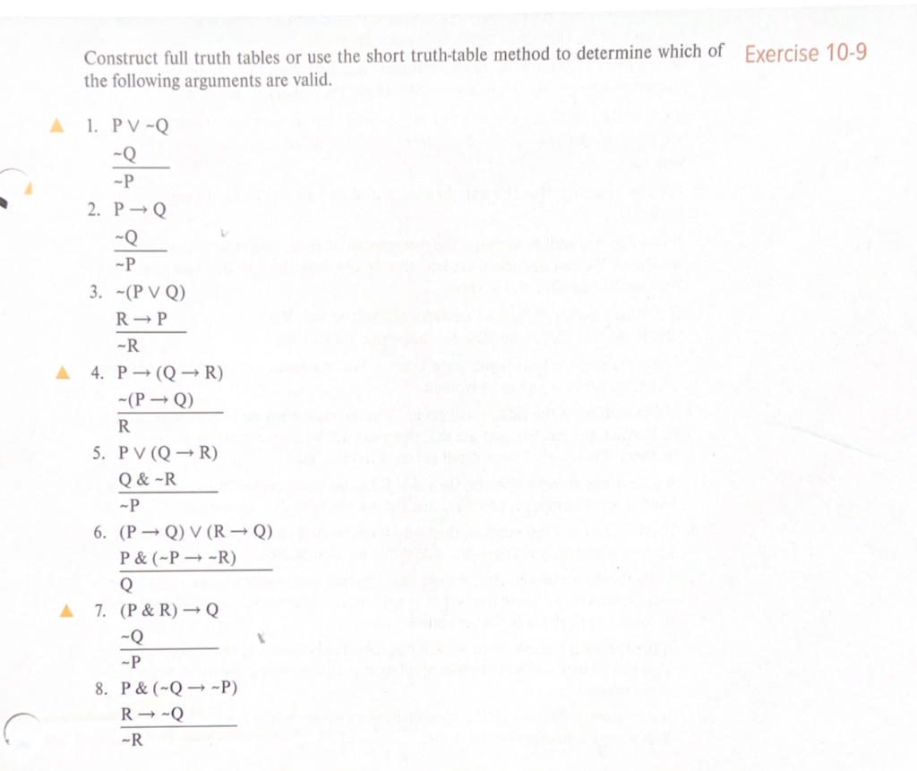 Solved Exercise 7: Determine the truth table and the