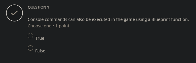 Solved QUESTION 1 Console commands can also be executed in | Chegg.com