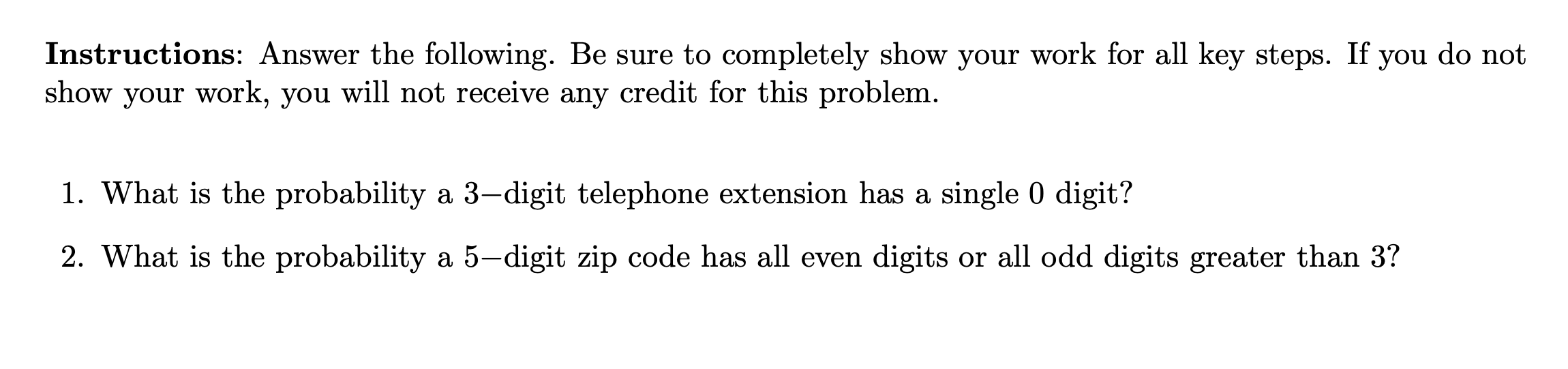 Solved Instructions: Answer the following. Be sure to | Chegg.com