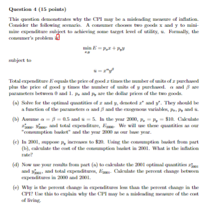 Solved Question 4 ( 15 ﻿points)This question demonstrates | Chegg.com