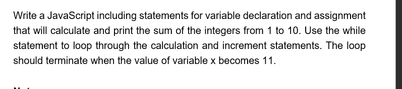 assignment to undeclared variable js