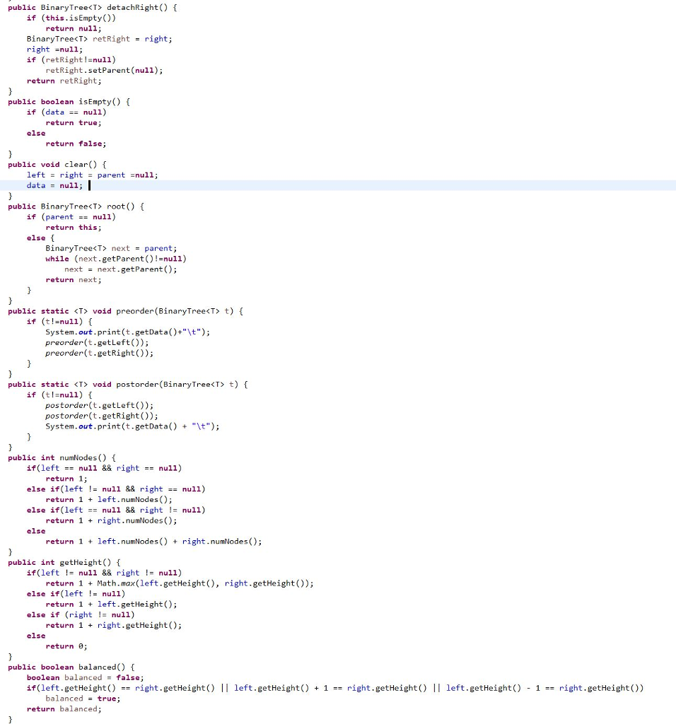 java - decode binary extensionobject - stack overflow... Now got back to BinarySearchTreeDemo.java, and add | Chegg.com
