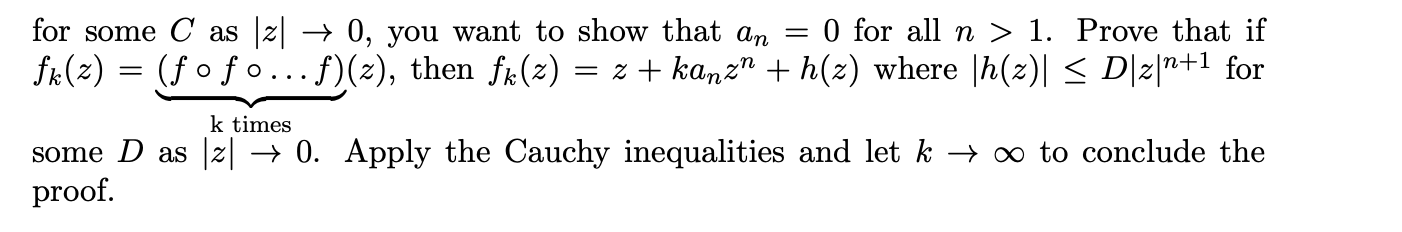 Solved 5. Let be a bounded open subset of C and f : O -» C a | Chegg.com