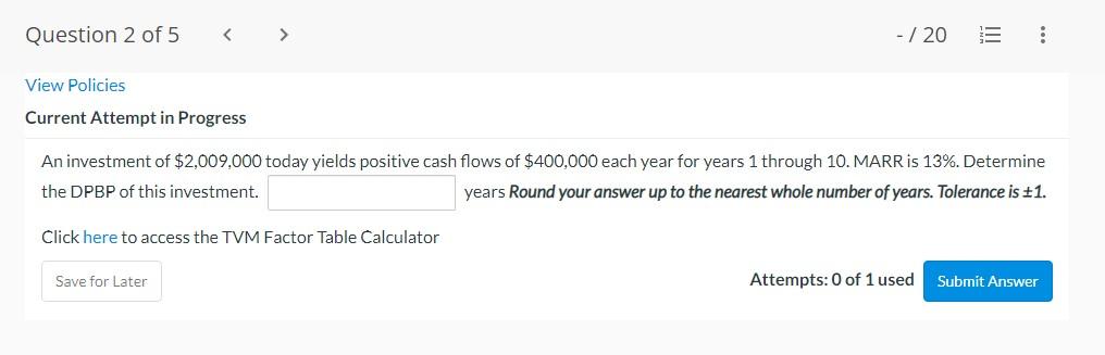 Solved Question 2 of 5