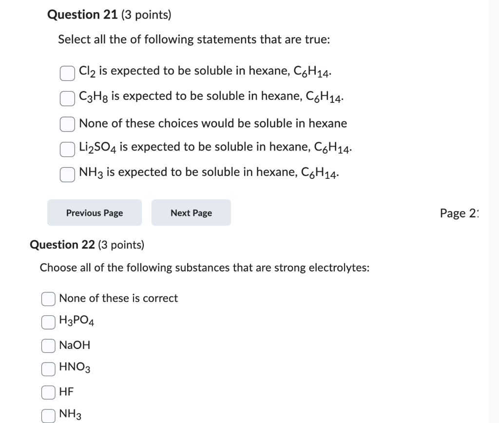 Solved Select all the of following statements that are true: | Chegg.com