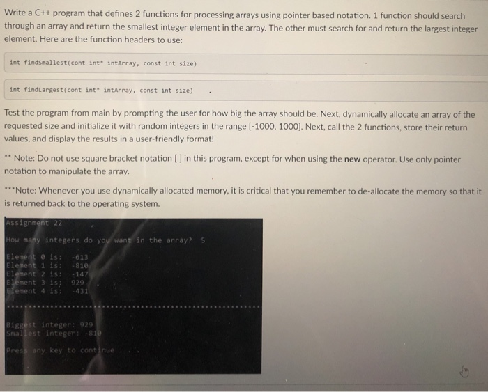 Solved Write a C++ program that defines 2 functions for | Chegg.com