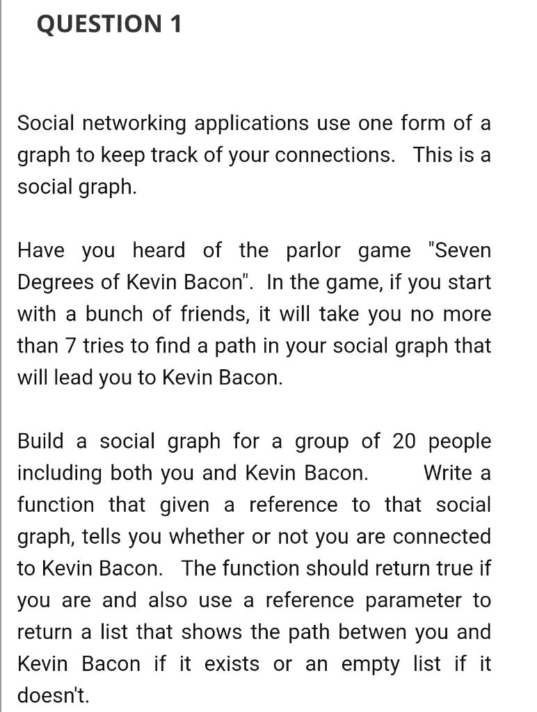 Solved Social networking applications use one form of a | Chegg.com
