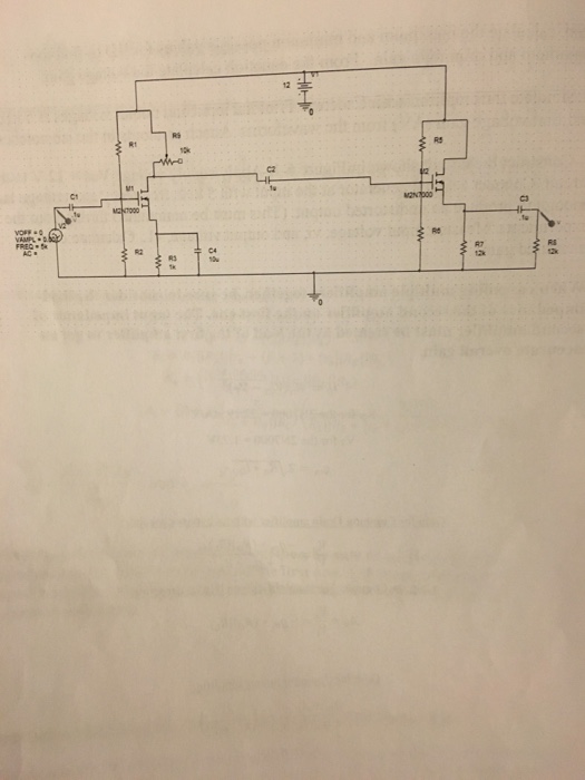 Solved Second Option: MOSFET amplifier (Cascading a common | Chegg.com