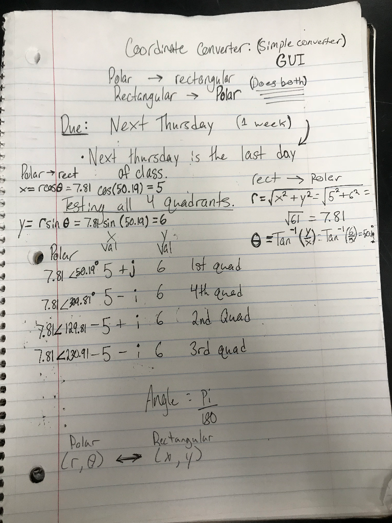 Create a C# Simple GUI Cartesian Rectangular to | Chegg.com