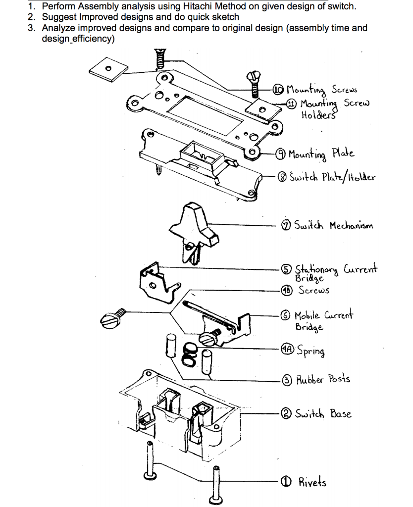 HITACHI ASSEMBLY ANALYSIS SHEET PRODUCT: LIGHT | Chegg.com