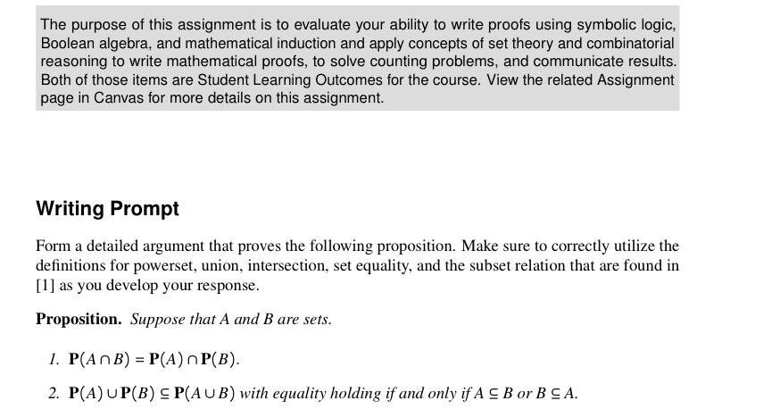 Solved The purpose of this assignment is to evaluate your | Chegg.com