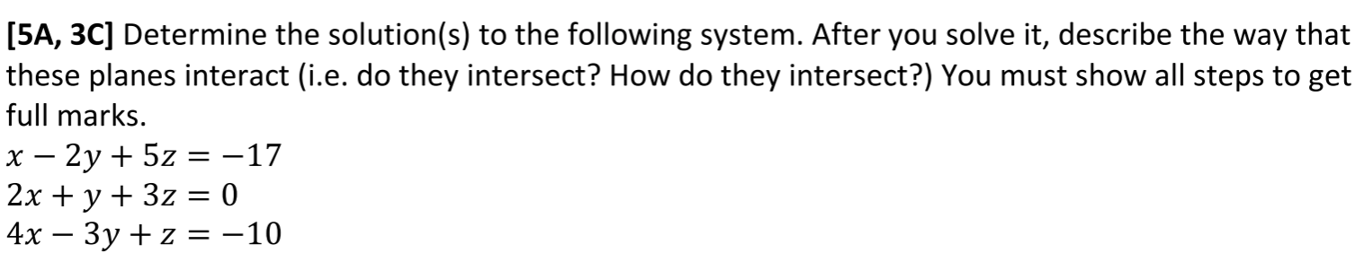 Solved [5A, 3C] Determine the solution(s) to the following | Chegg.com