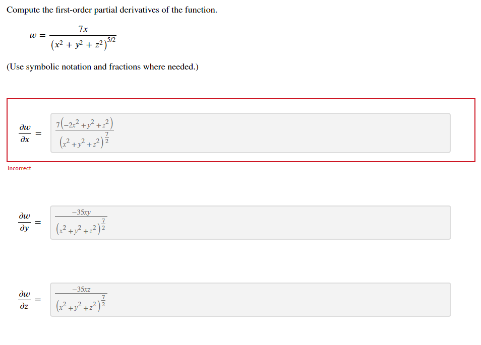 solved-compute-the-first-order-partial-derivatives-of-the-chegg