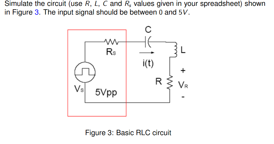 SOLVED: + U Vou(-t) L c R [2pts] In the circuit above, use V, =20V