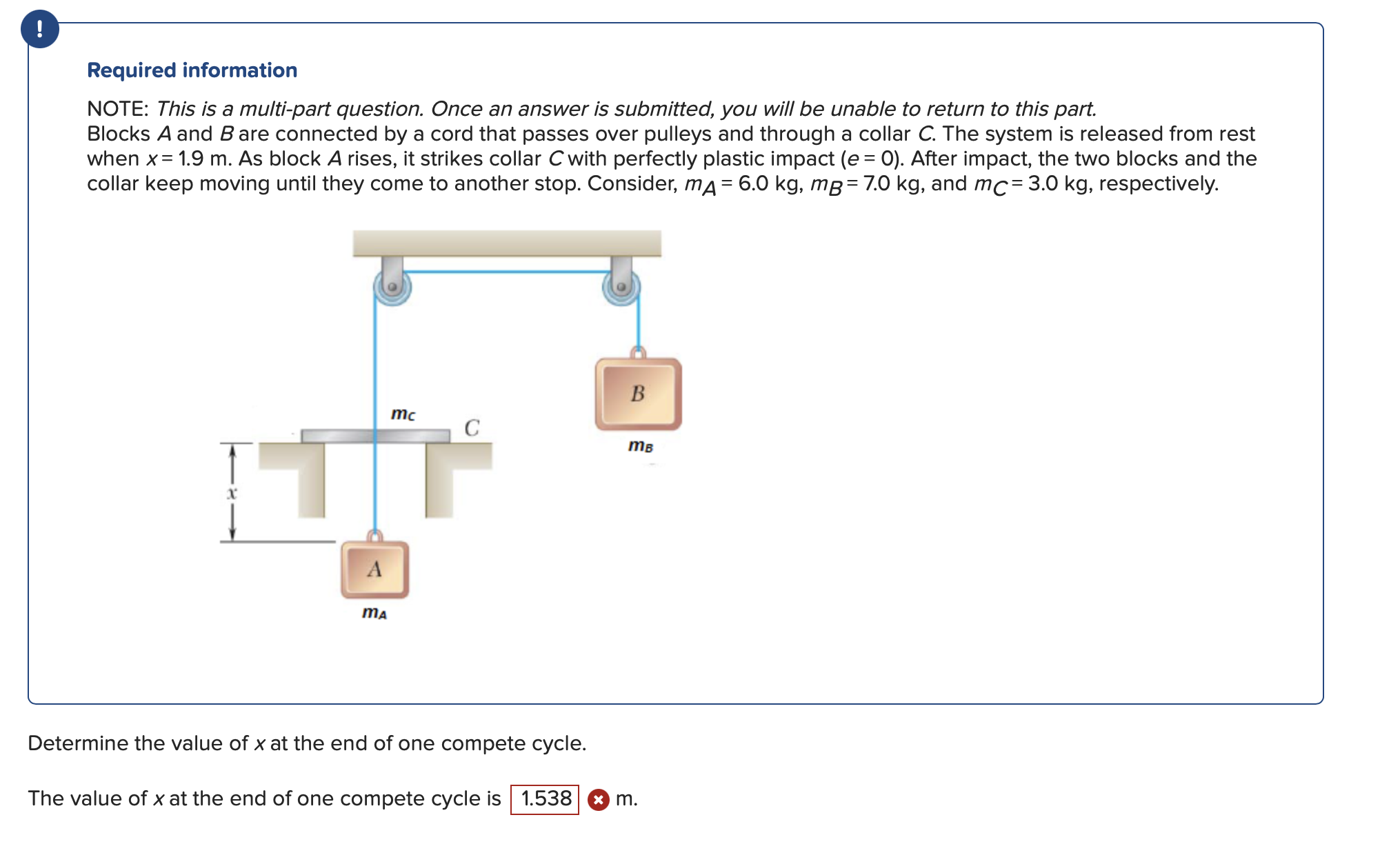 Solved Required information NOTE: This is a multi-part | Chegg.com