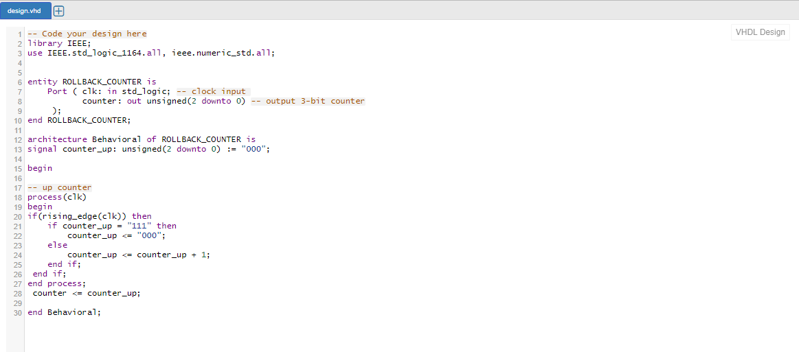 Solved testbench.vhd 5 1 -- Code your testbench here 2 | Chegg.com