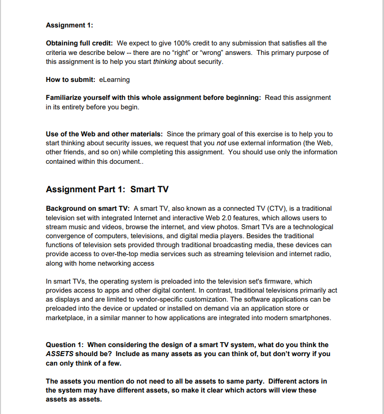 assignment of credit meaning