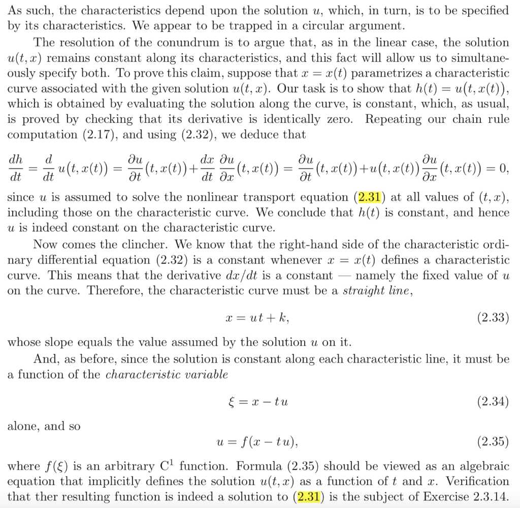 First Order Nonlinear Partial Differential Equation