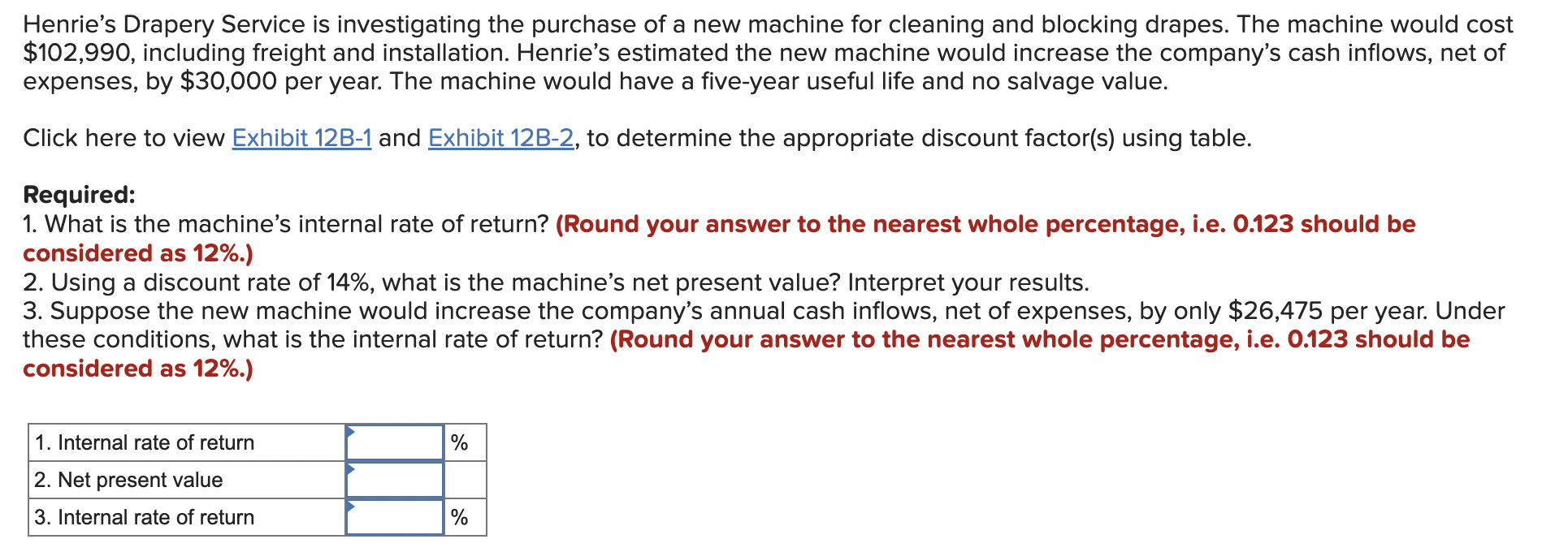 Solved Lukow Products is investigating the purchase of a | Chegg.com