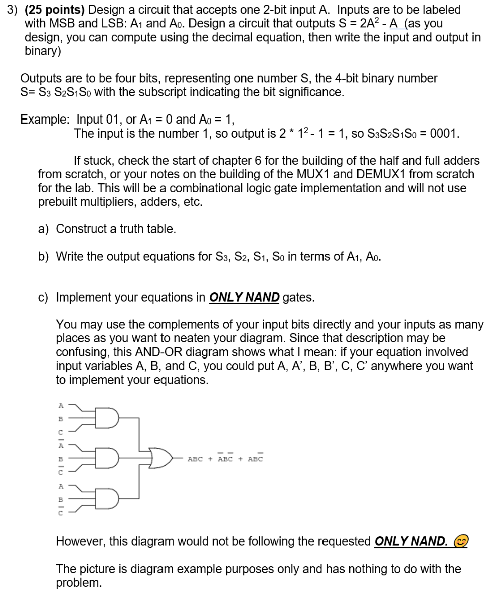 Solved 1) (25 points) Using JK or D flip flops, design a | Chegg.com