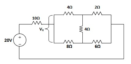 Solved 20 40 M 1002 Λ. VX ML 4Ω + 20ν mi