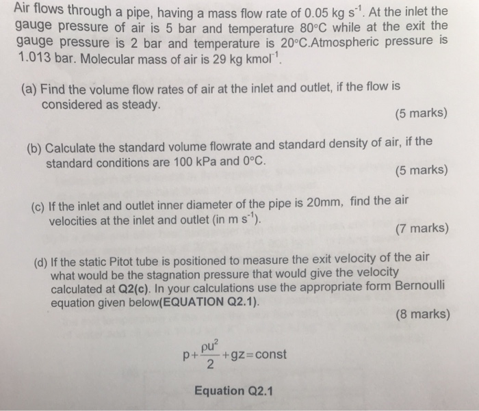 Mass Flow Rate Equation For Air Tessshebaylo