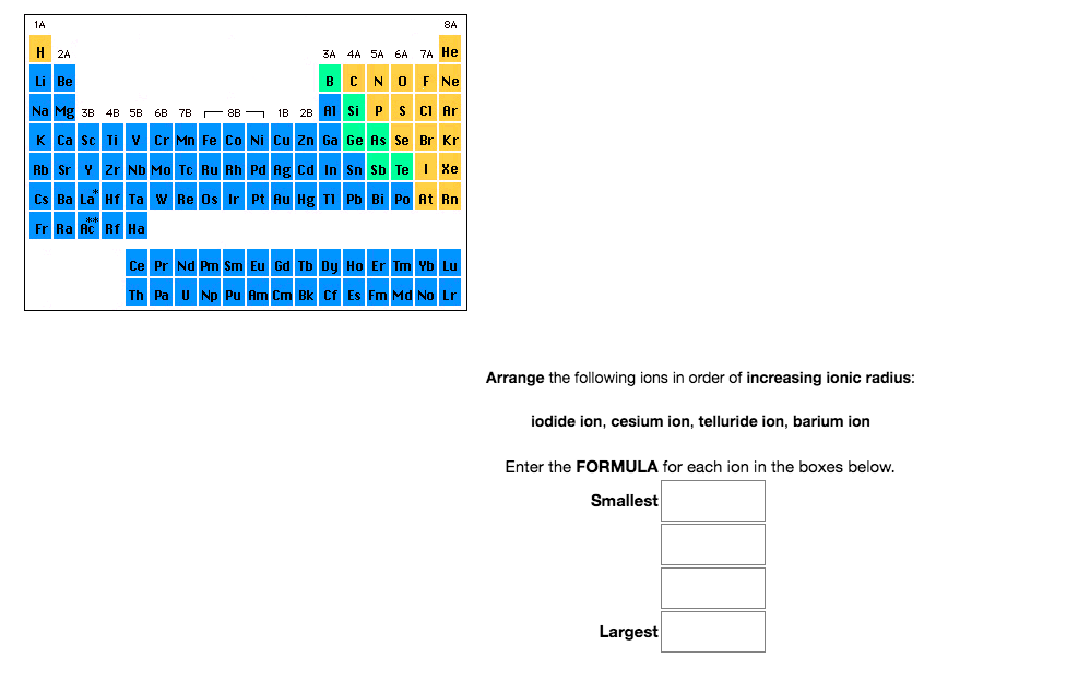 Solved 3A 4A 5A 6A 7A He B C No Na Mg 3B 4B 5B 6B 7B8B1B 2B | Chegg.com