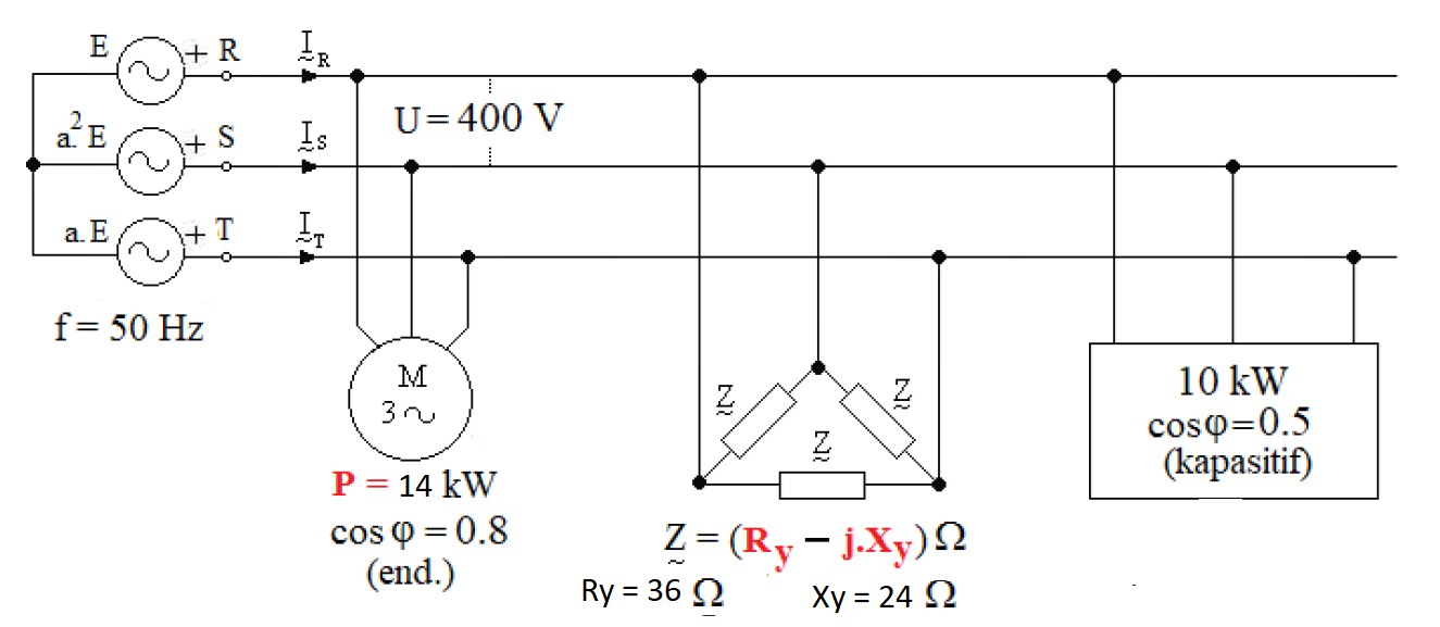 Solved In a threephase balanced system with a voltage