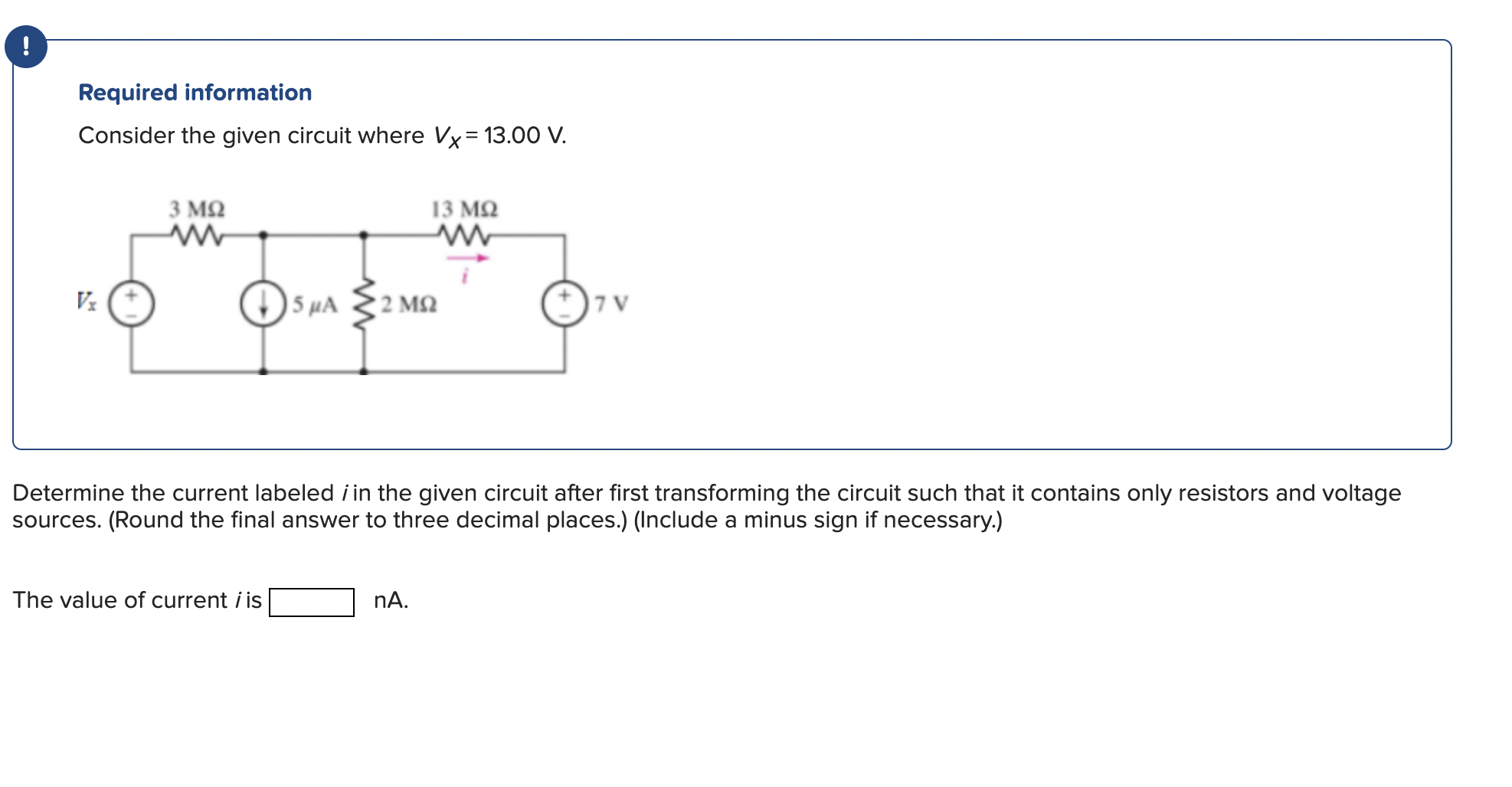 Solved Required Information Consider The Given Circuit Where Chegg Com