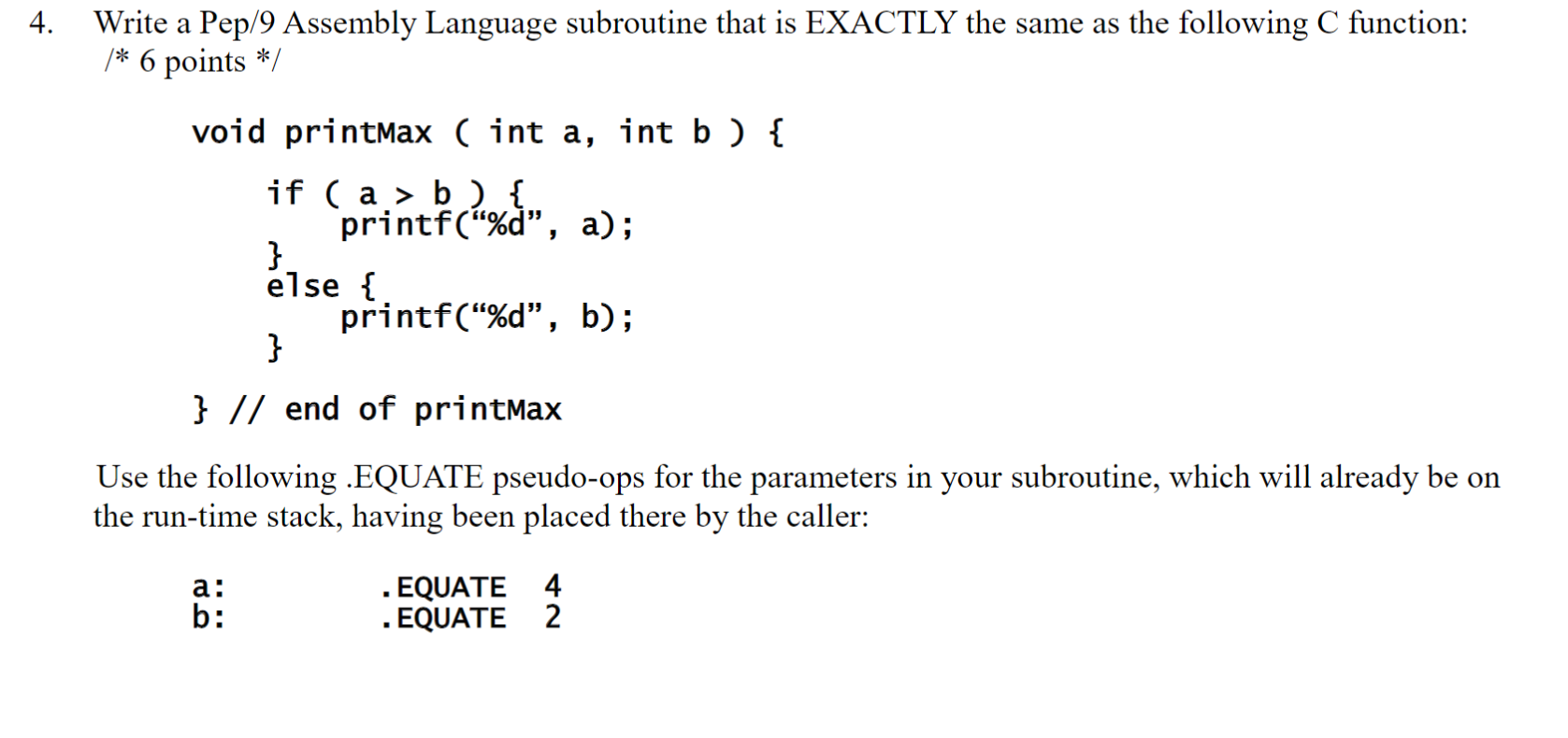 27. Write a Pep/27 Assembly Language subroutine that is  Chegg.com