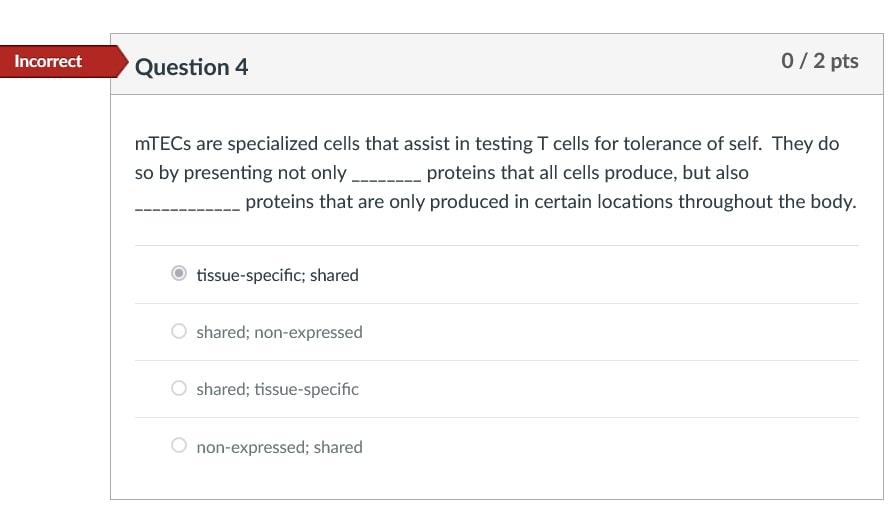 Solved Incorrect Question 2 0/1 Pts Cells Initiate The | Chegg.com