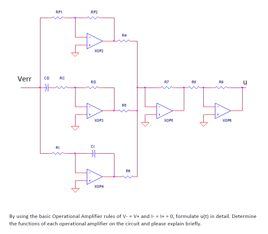 Solved By Using The Basic Operational Amplifier Rules Of | Chegg.com