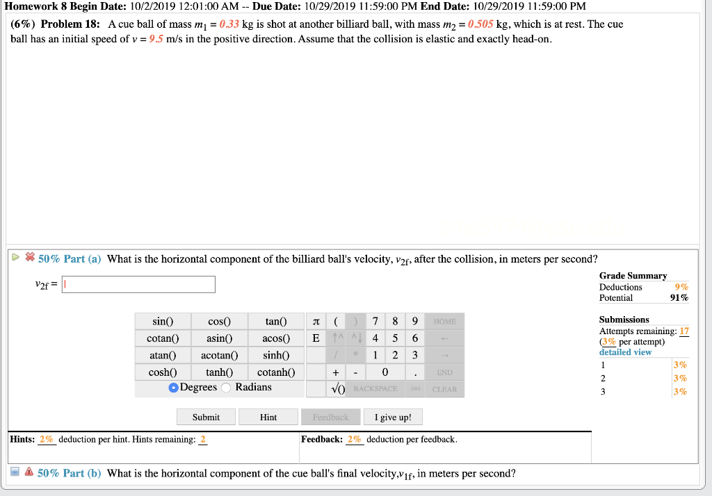 Solved Homework 8 Begin Date: 10/2/2019 12:01:00 AM -- Due | Chegg.com