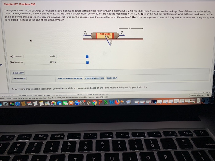 Solved Chapter 07,Problem 053 The figure shows a cold | Chegg.com
