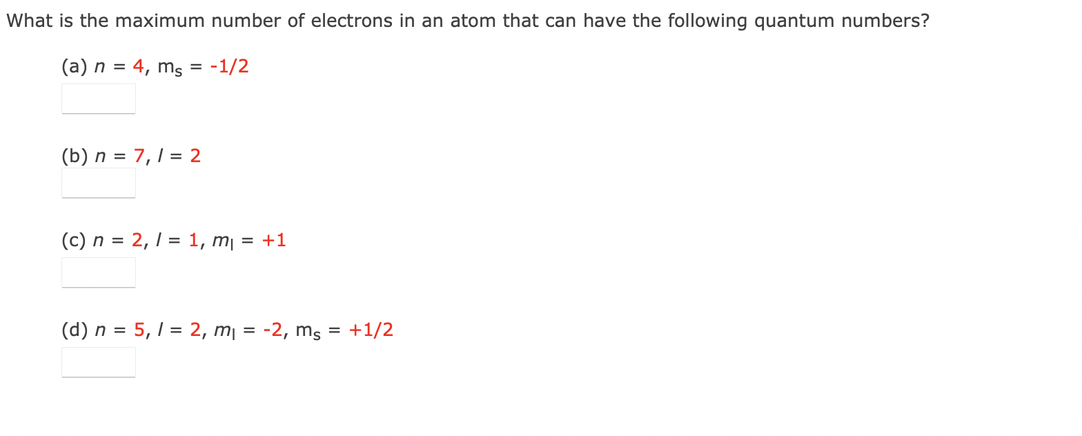 maximum number of electrons in the second shell of an atom