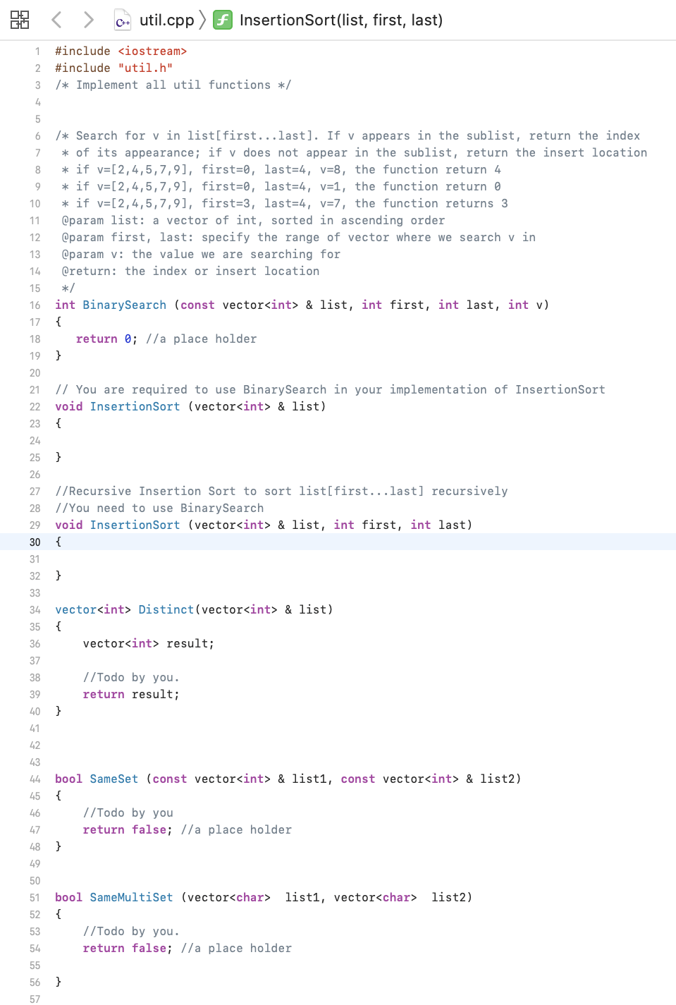 Solved In C++ Please help me answer this question I | Chegg.com