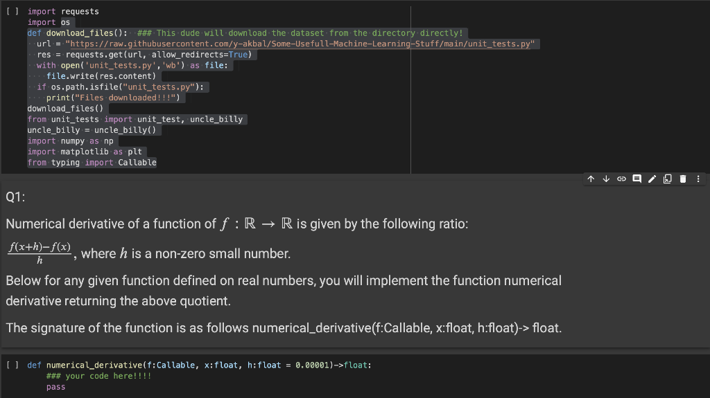 import requests import os def download_files(): | Chegg.com