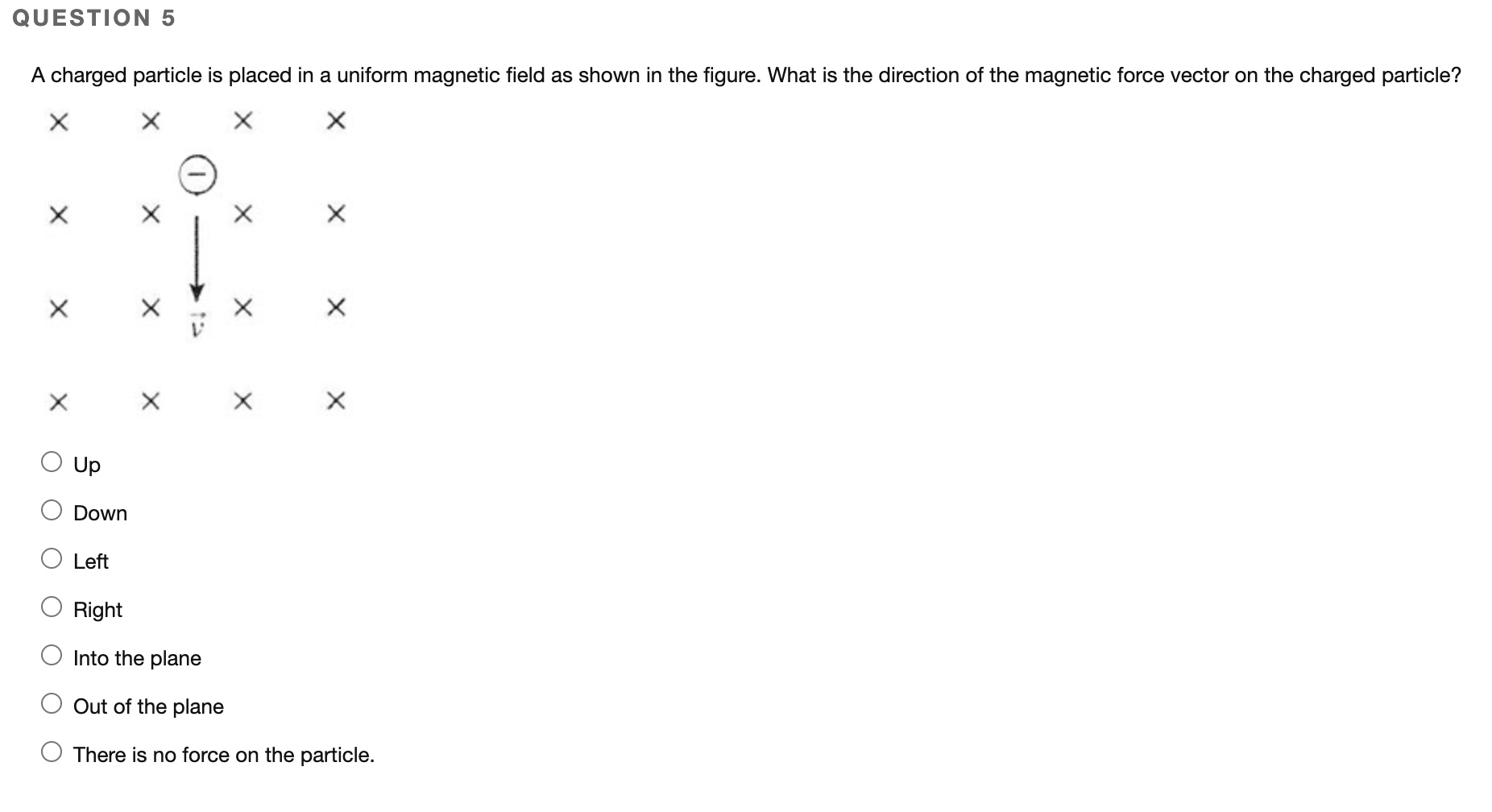 Solved A charged particle is placed in a uniform magnetic | Chegg.com