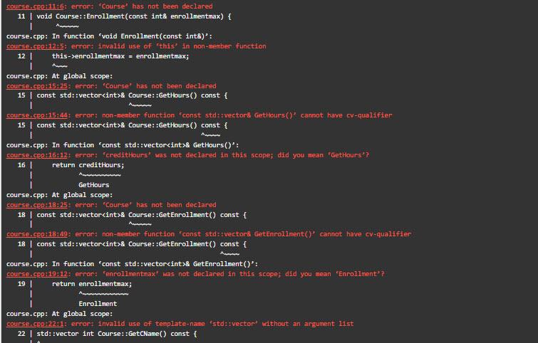 Solved I'm working on a C++ application that registers | Chegg.com