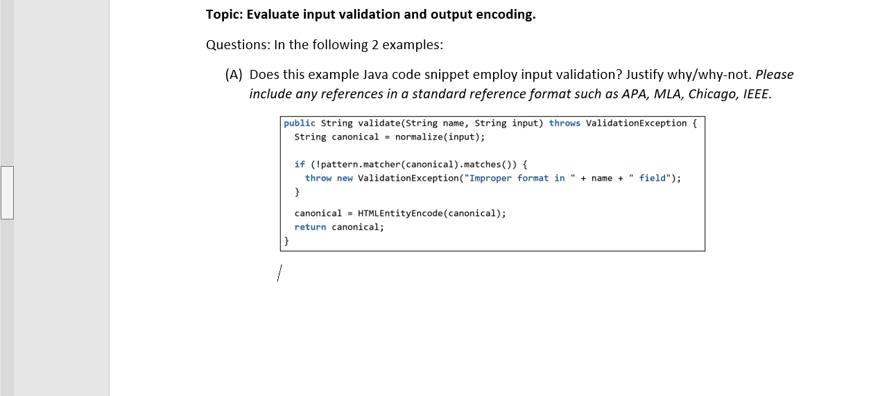 Solved Topic: Implement the solution. Question: (A) | Chegg.com