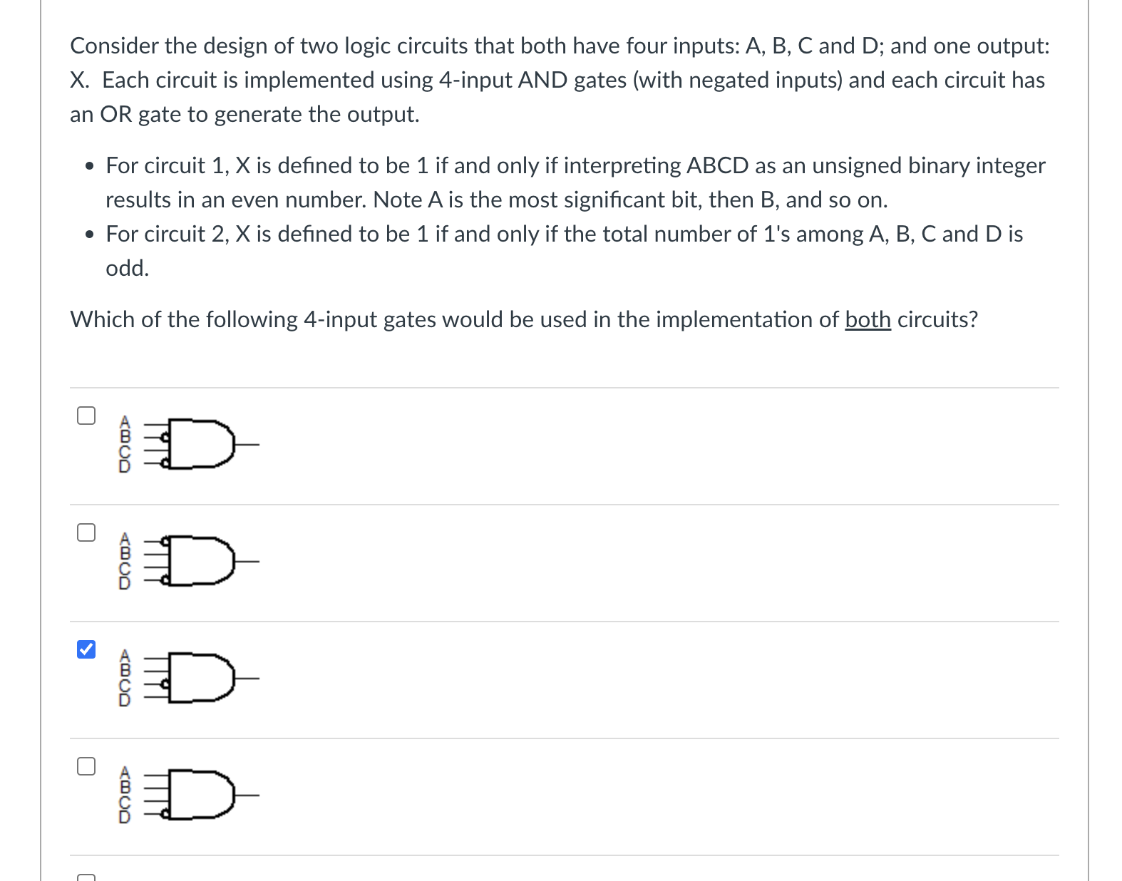 Solved Consider The Design Of Two Logic Circuits That Both | Chegg.com